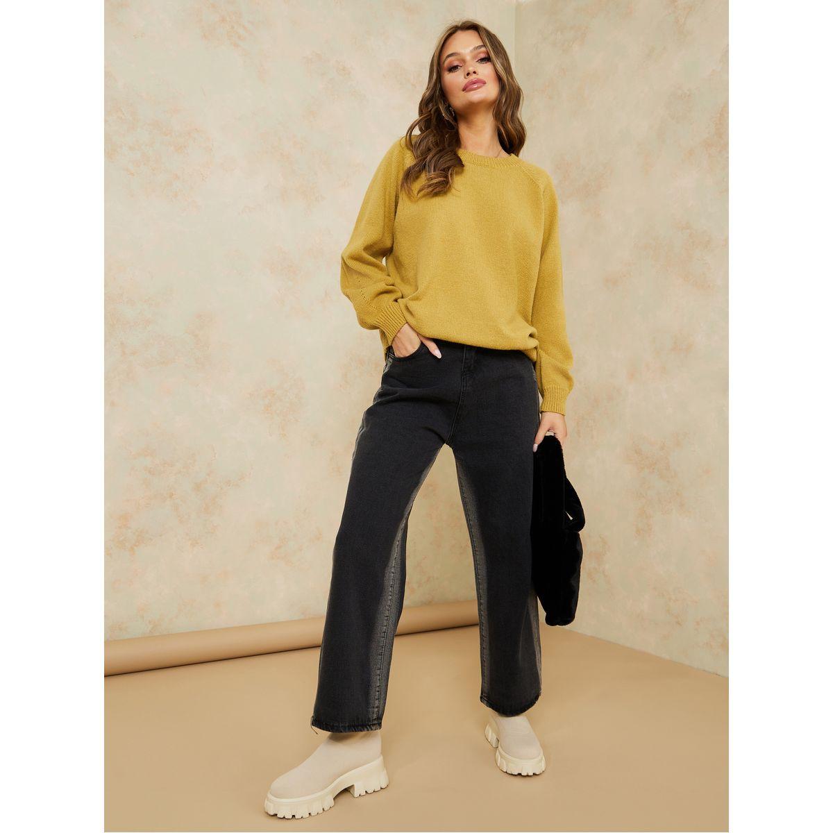 Styli Regular Length Round Neck Oversized Sweatshirt-women-clothing-cardigansandjumpers-jumpers-image-2