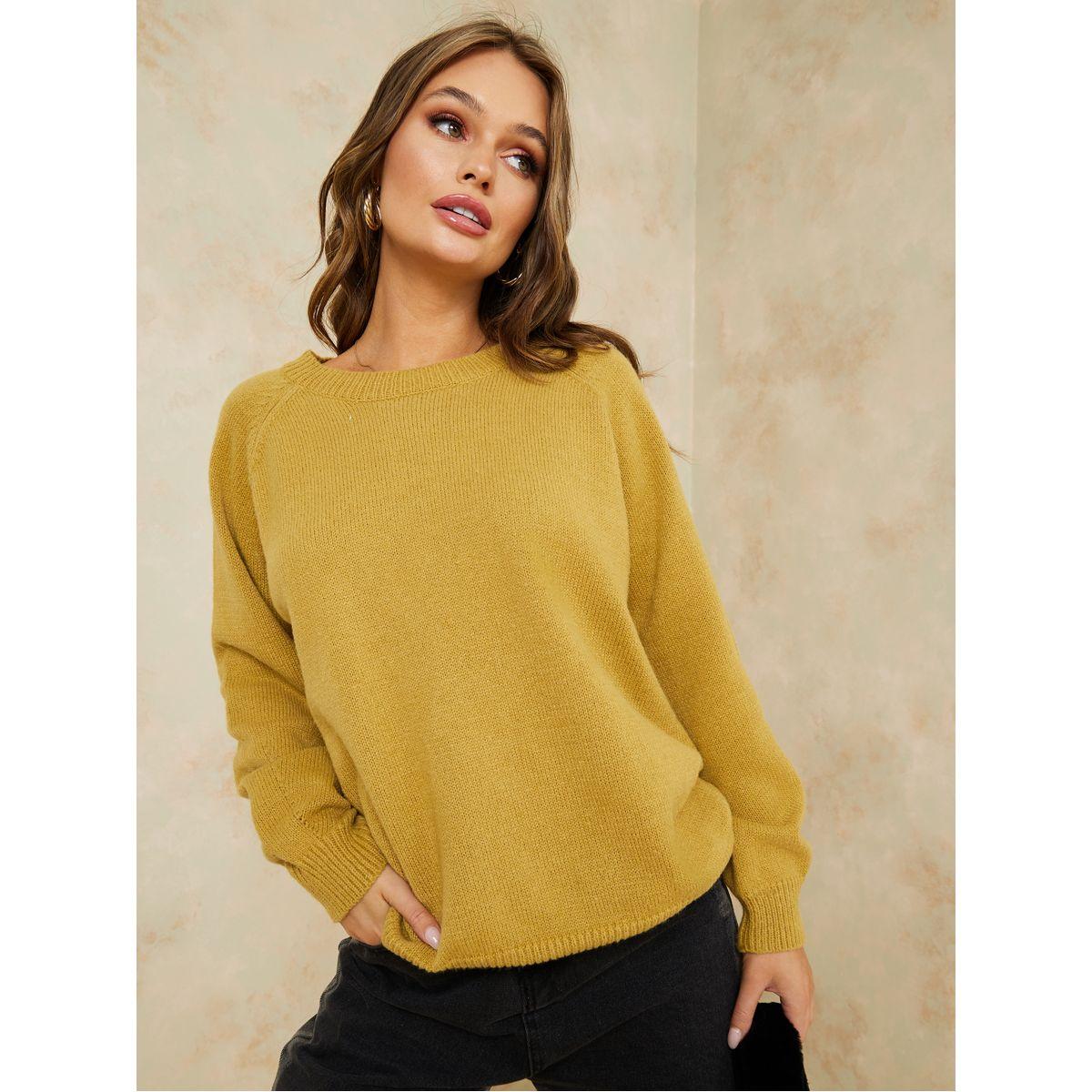 Styli Regular Length Round Neck Oversized Sweatshirt-women-clothing-cardigansandjumpers-jumpers-image-3