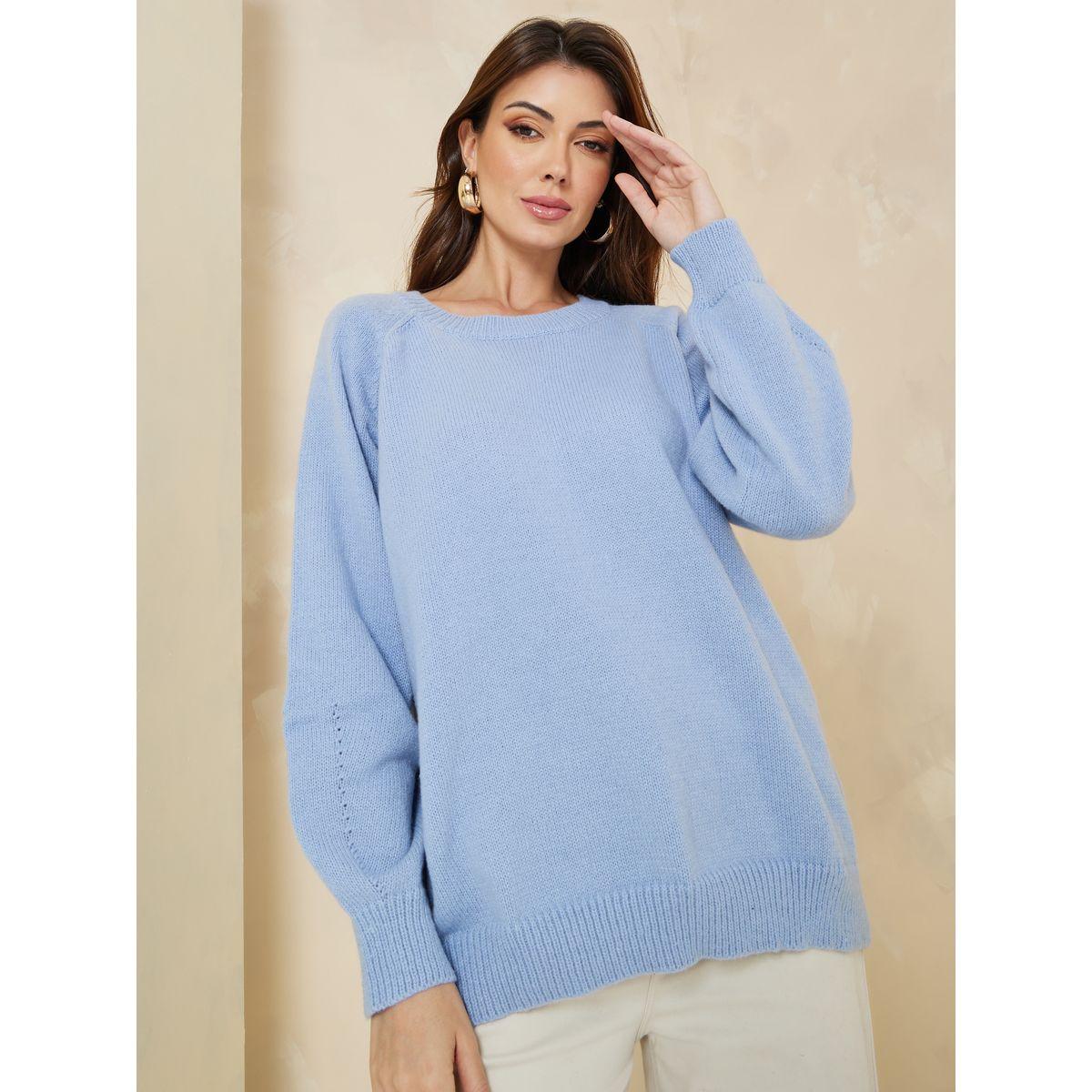 سويتر واسع بياقة دائرية-women-clothing-cardigansandjumpers-jumpers-image-1