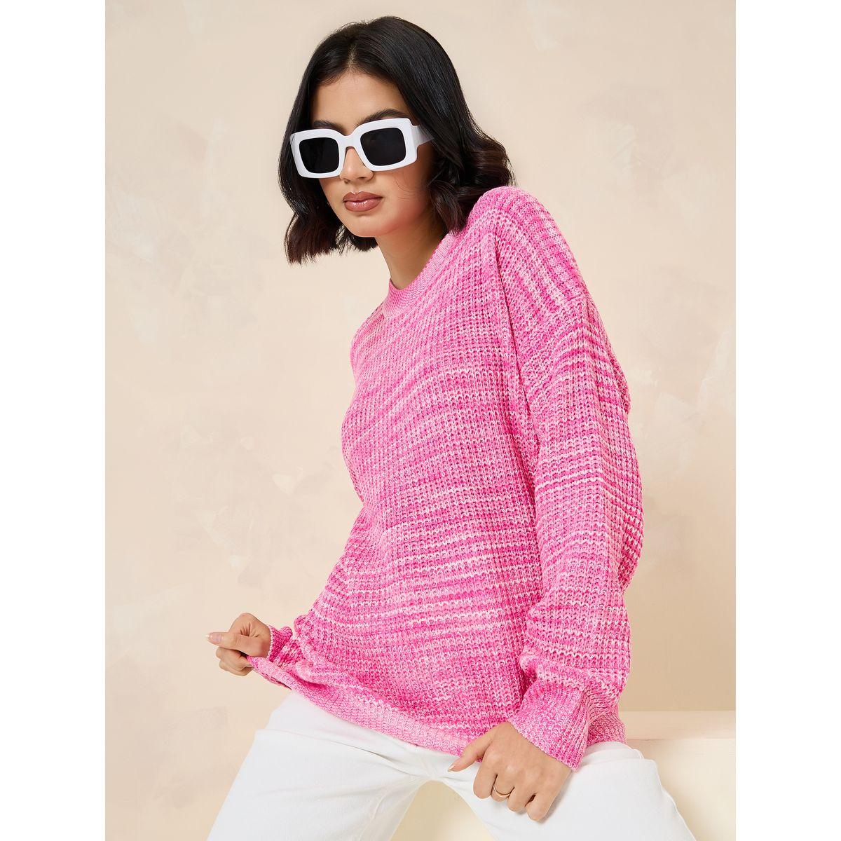 Styli Regular Length Multi Yarn Regular Fit Sweater-women-clothing-cardigansandjumpers-jumpers-image-1