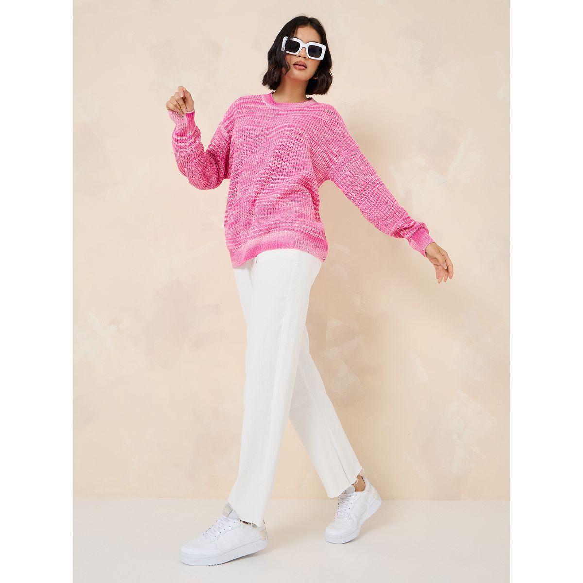 Styli Regular Length Multi Yarn Regular Fit Sweater-women-clothing-cardigansandjumpers-jumpers-image-2