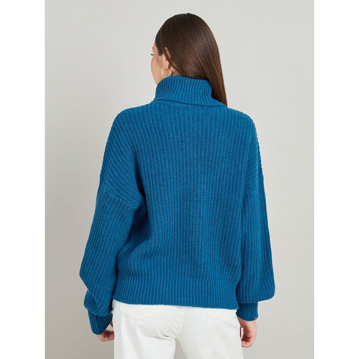 سويتر محبوك بأكمام فوليوم-women-clothing-cardigansandjumpers-jumpers-image-5