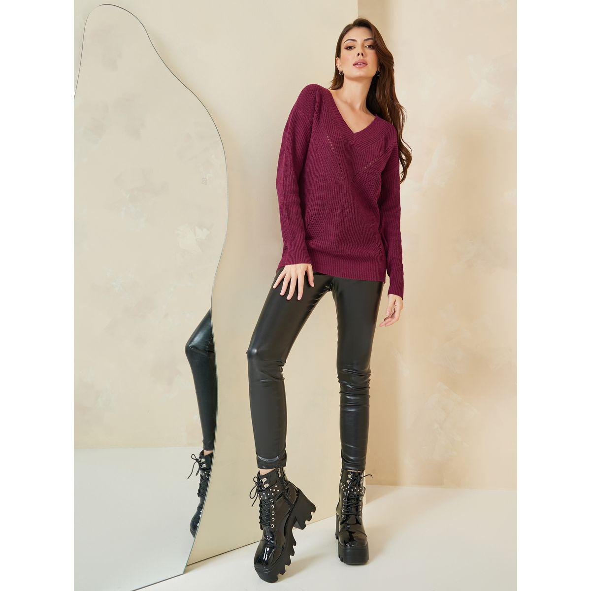 Styli Regular Length Textured Regular Fit Sweater-women-clothing-cardigansandjumpers-jumpers-image-2