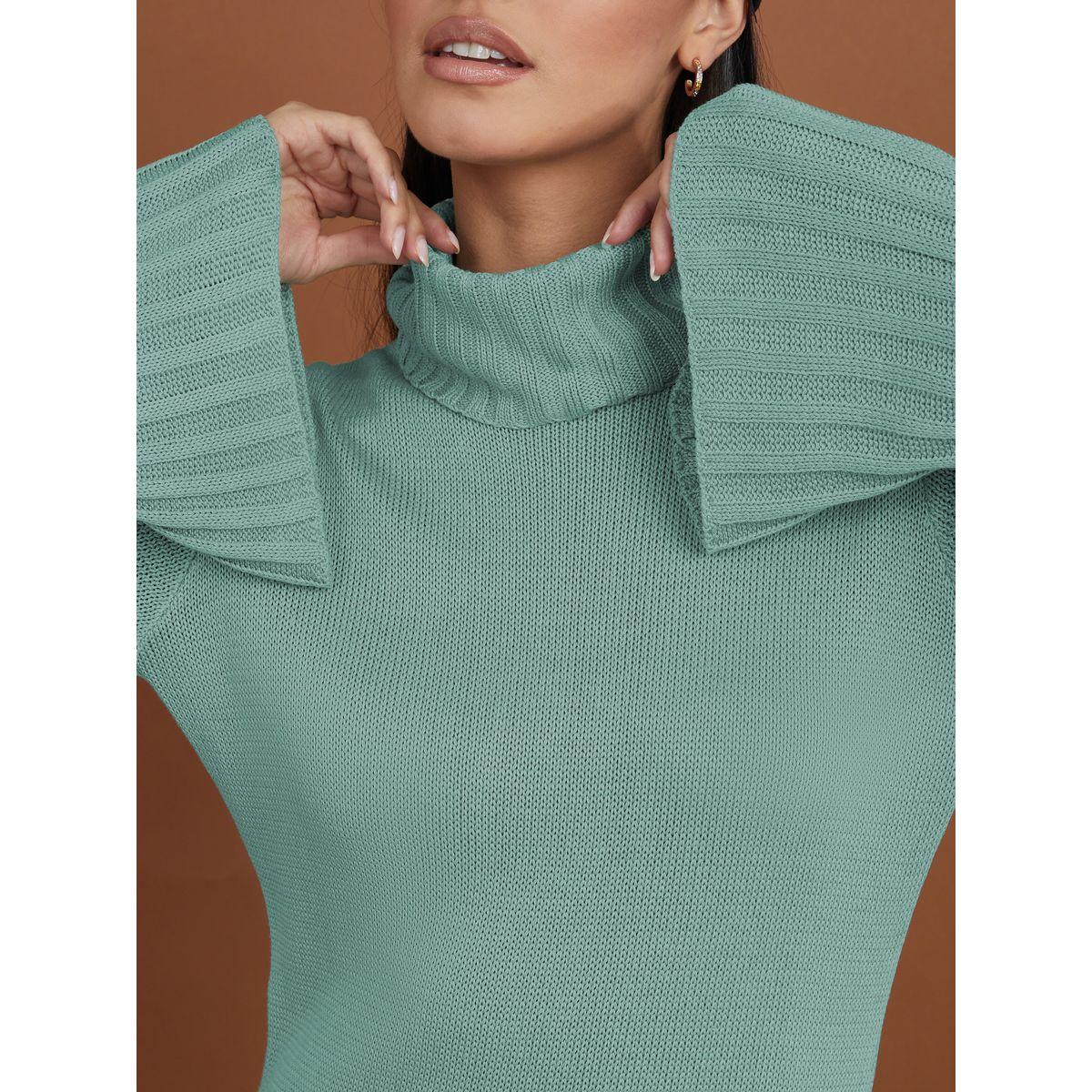 فستان ميدي باكمام جرس-women-clothing-dresses-image-3