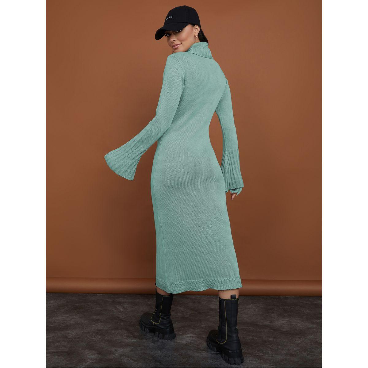 فستان ميدي باكمام جرس-women-clothing-dresses-image-4