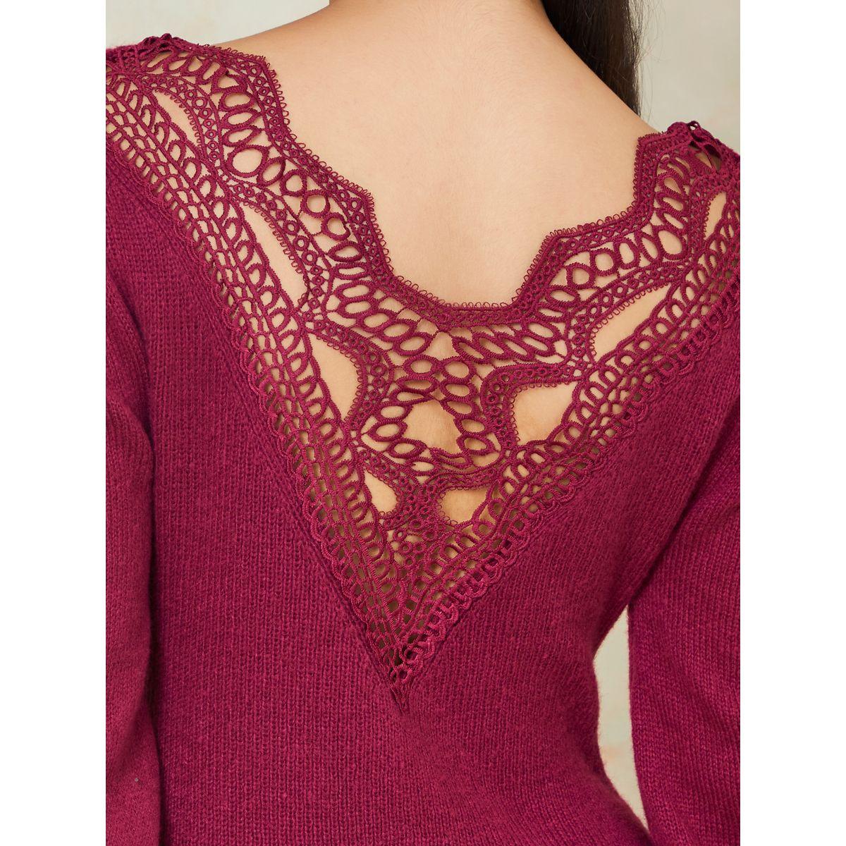فستان ميدي بتداخلات كروشيه-women-clothing-dresses-image-3