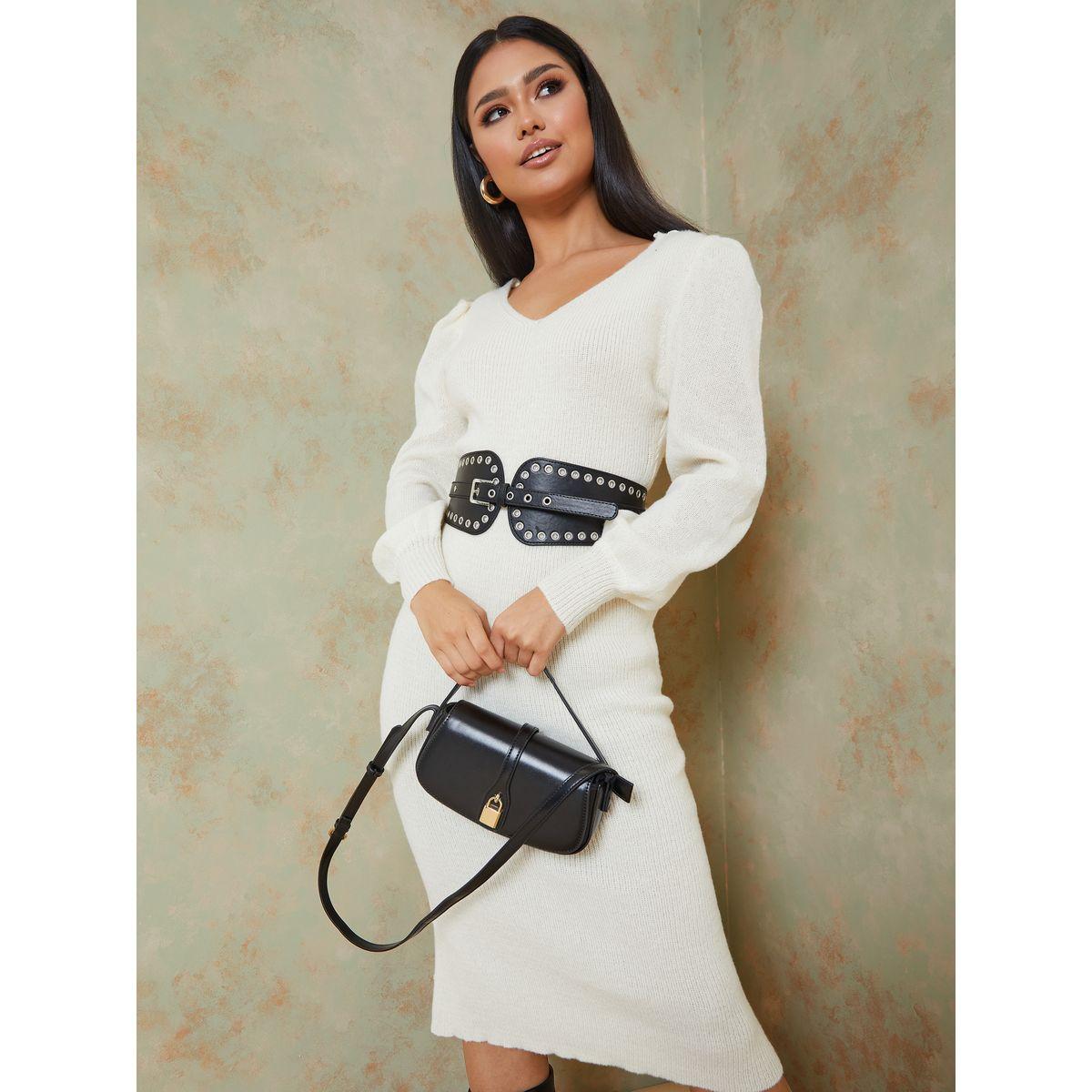 فستان ميدي بتداخلات كروشيه-women-clothing-dresses-image-2