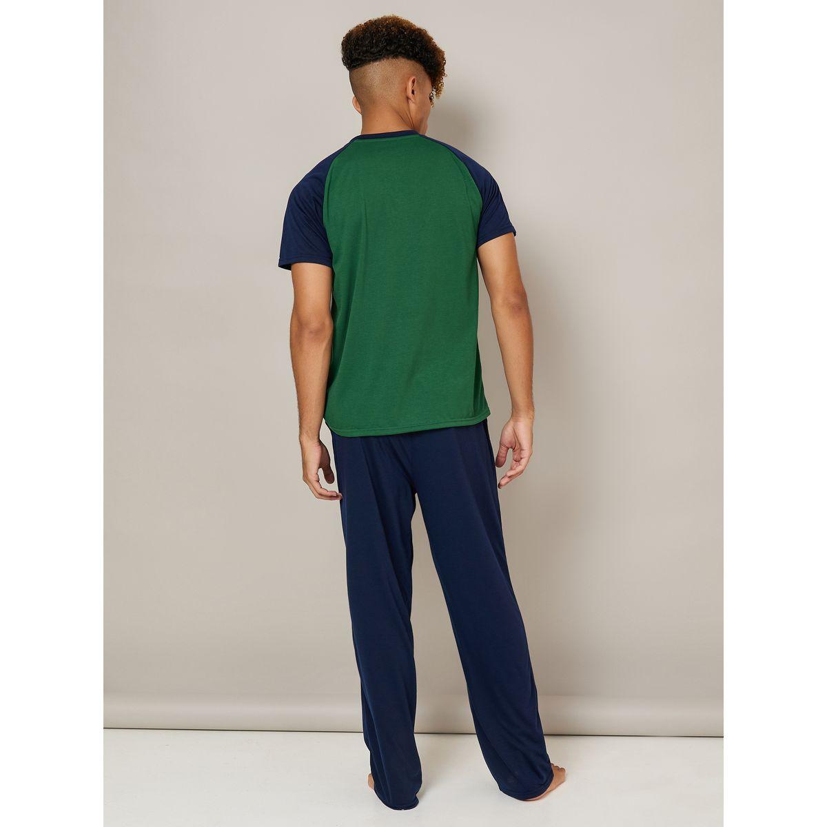 طقم بيجاما من ( تيشيرت + بنطال )-men-clothing-nightwear-sets-image-5