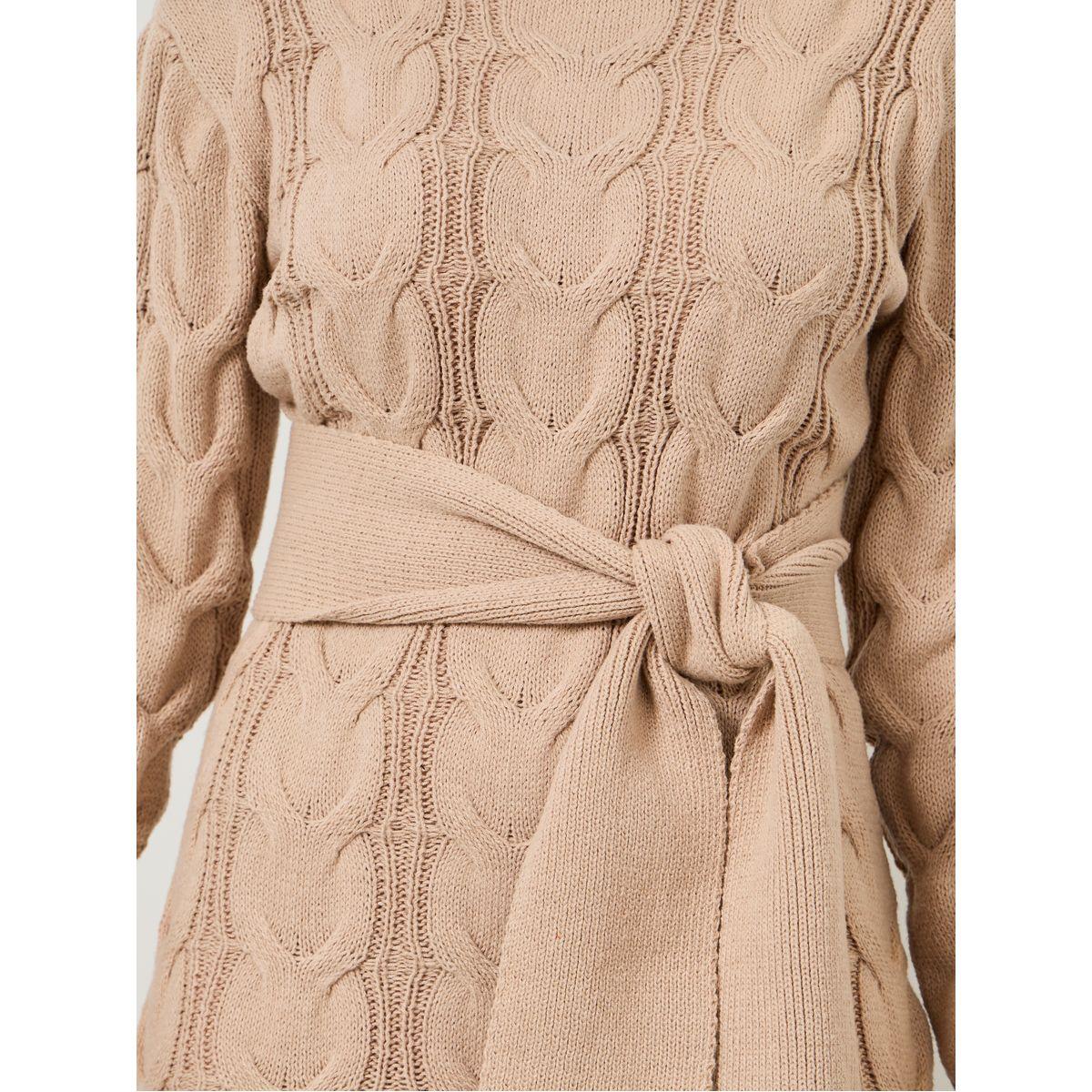 Styli Turtle Neck Knit Sweater Midi Winter Dress-women-clothing-dresses-image-4