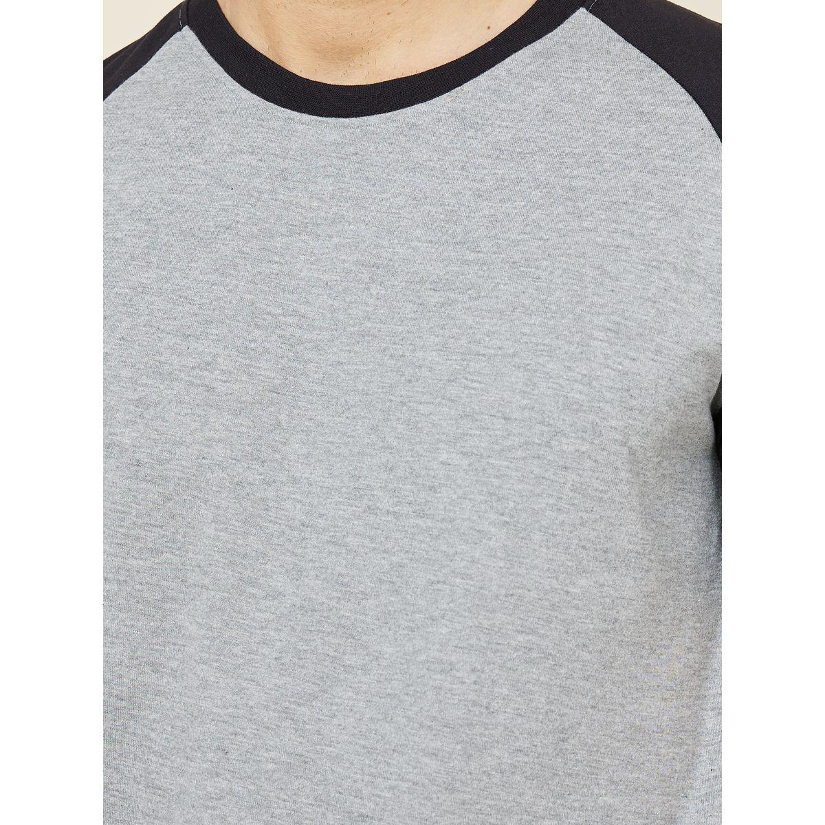 Styli Unwind Colorblock Raglan Sleeve T-Shirt & Pyjama Set-men-clothing-nightwear-sets-image-4
