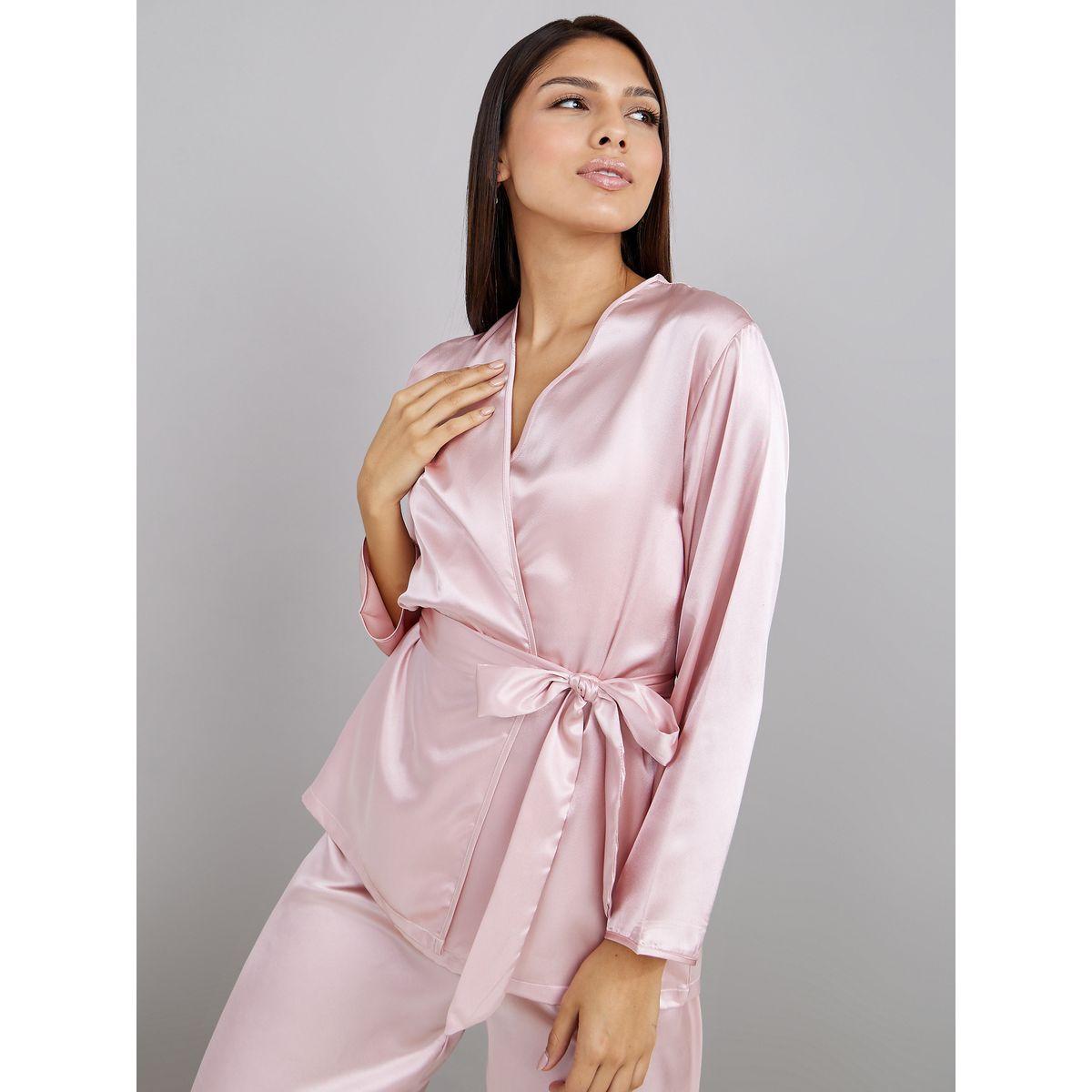 طقم بيجاما من ( بلوزة + بنطال )-women-clothing-nightwear-pyjamas-longsets-image-2