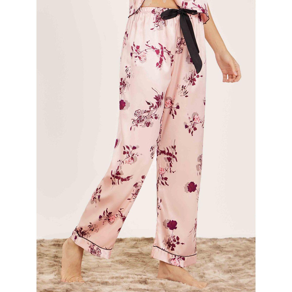 طقم من ( بلوزة + بنطال )-women-clothing-nightwear-pyjamas-longsets-image-4