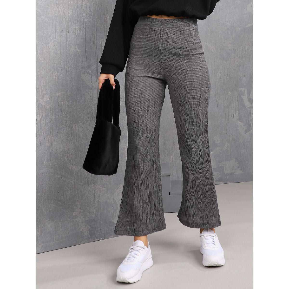 بنطال بقصة واسعة وخصر عالي-women-clothing-bottoms-trousers-image-1