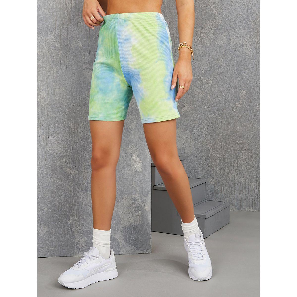 شورت رياضي بخصر مطاطي-women-clothing-bottoms-shorts-image-2
