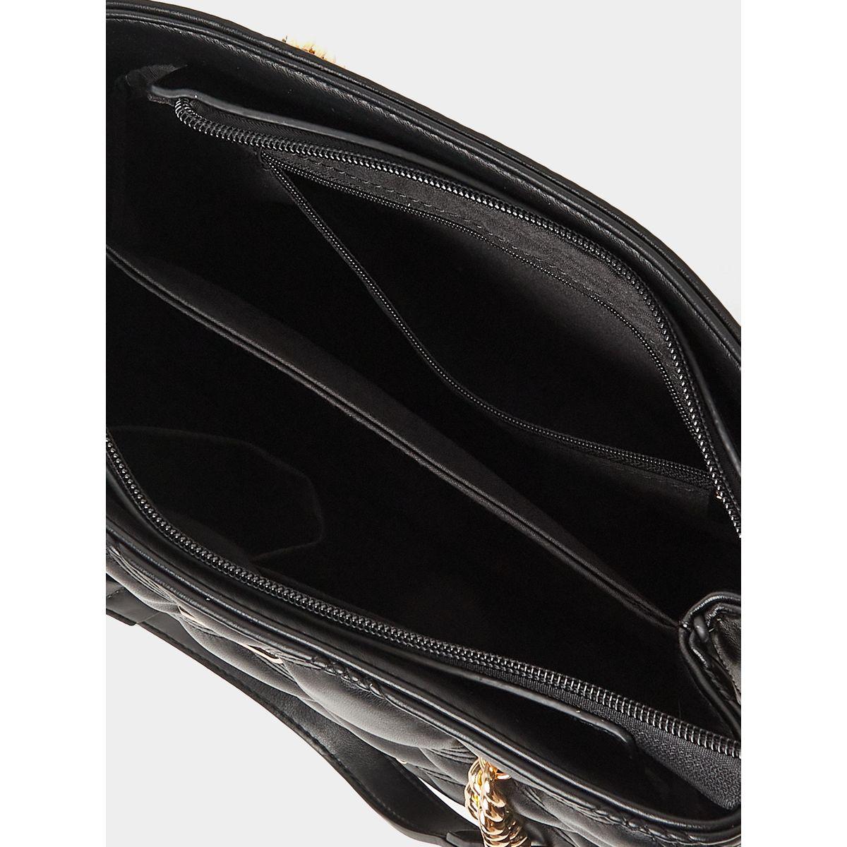 Styli Diamond Quilted Stud Shoulder Bag with Zip Closure-women-bagsandwallets-handbags-image-2