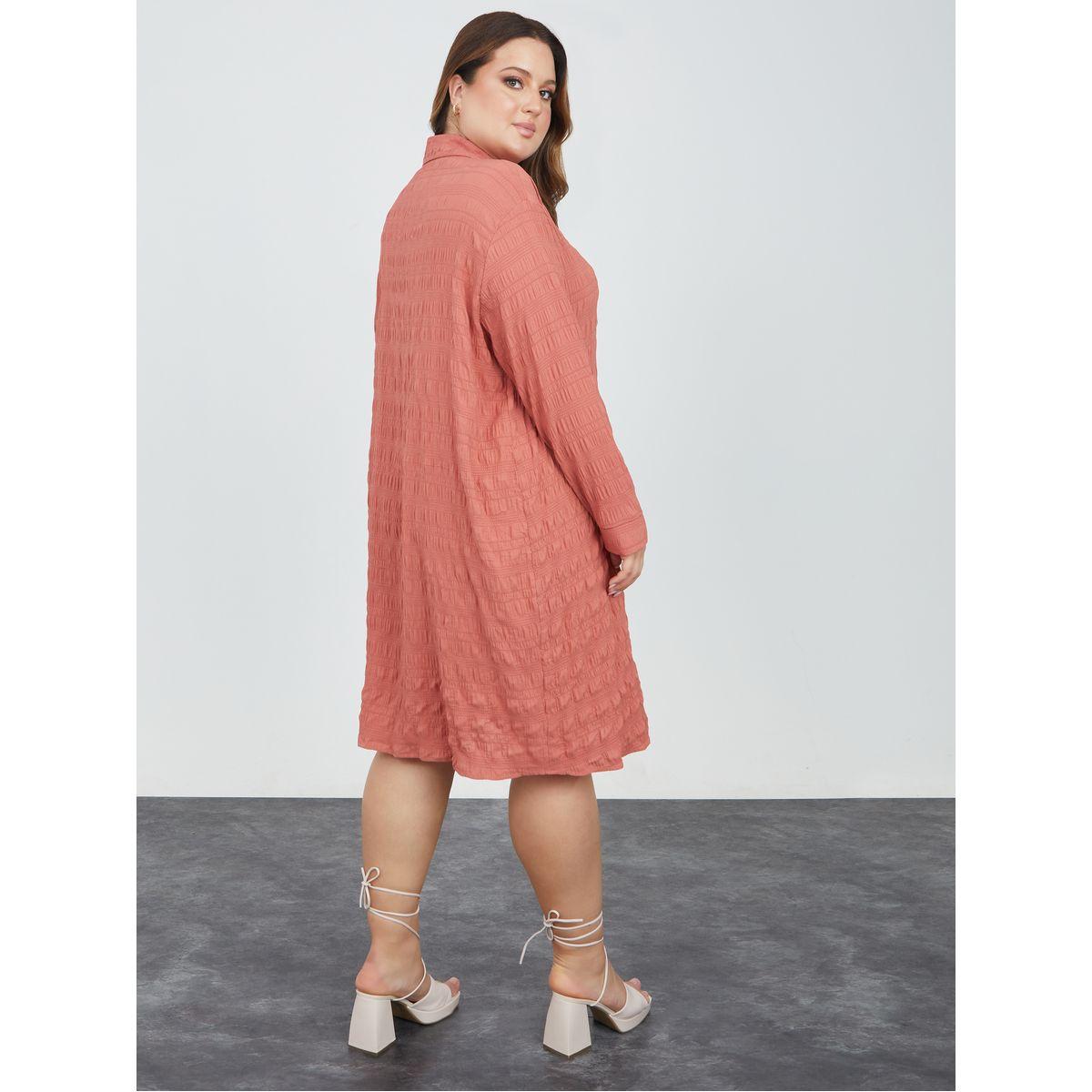 فستان ميدي بتفاصيل بارزة الملمس-women-clothing-dresses-image-4
