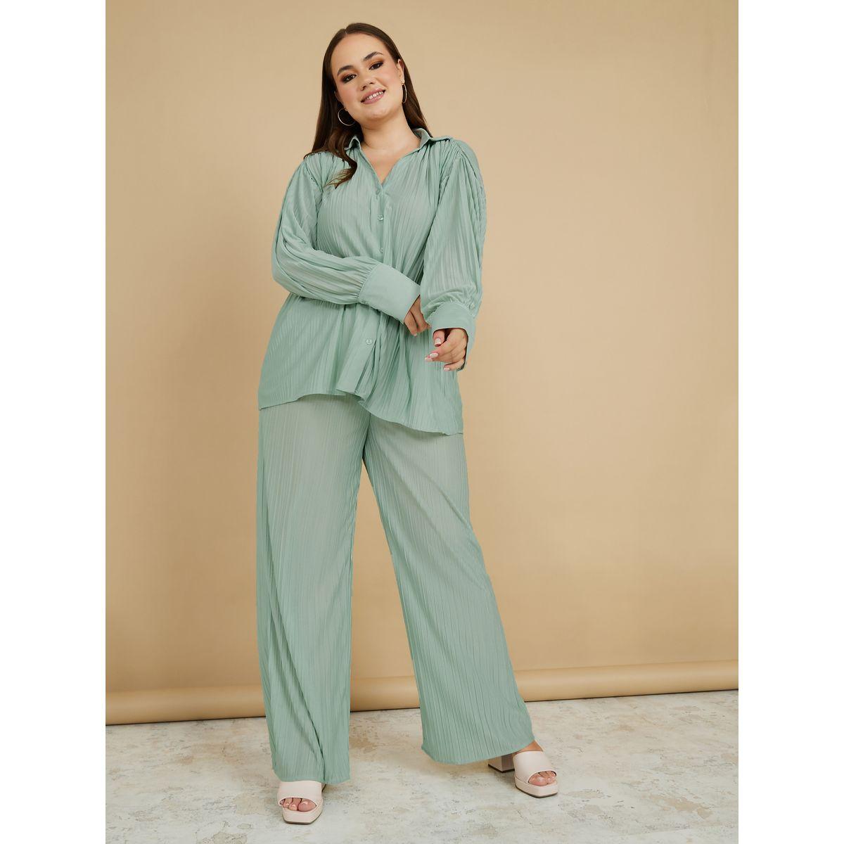 بلوزة بقصة واسعة واكمام طويلة-women-clothing-shirtsandblouses-shirts-image-2
