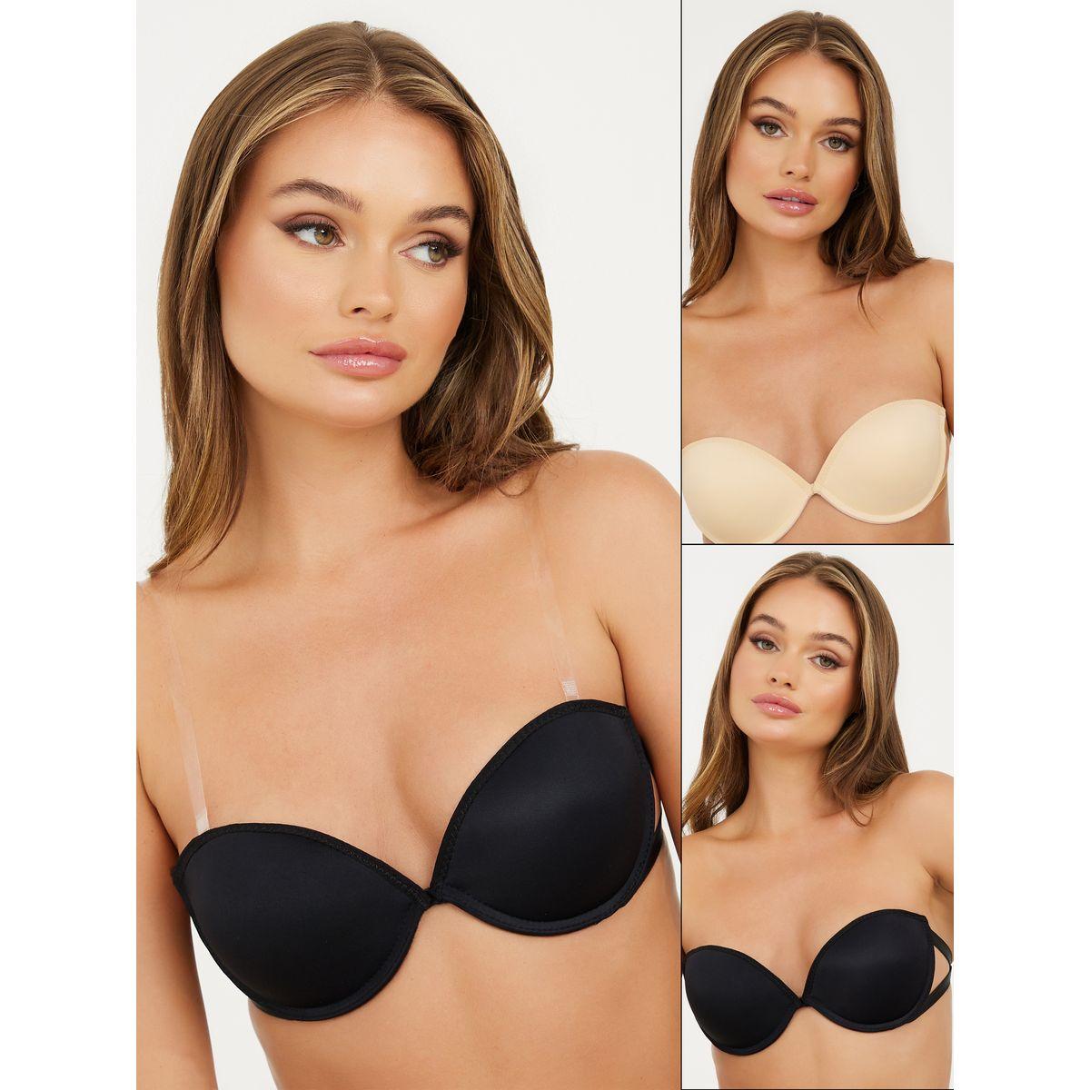 Styli Pack of 2 - Solid Bandeau Padded Bra -women-clothing-lingerie-bras-image-1