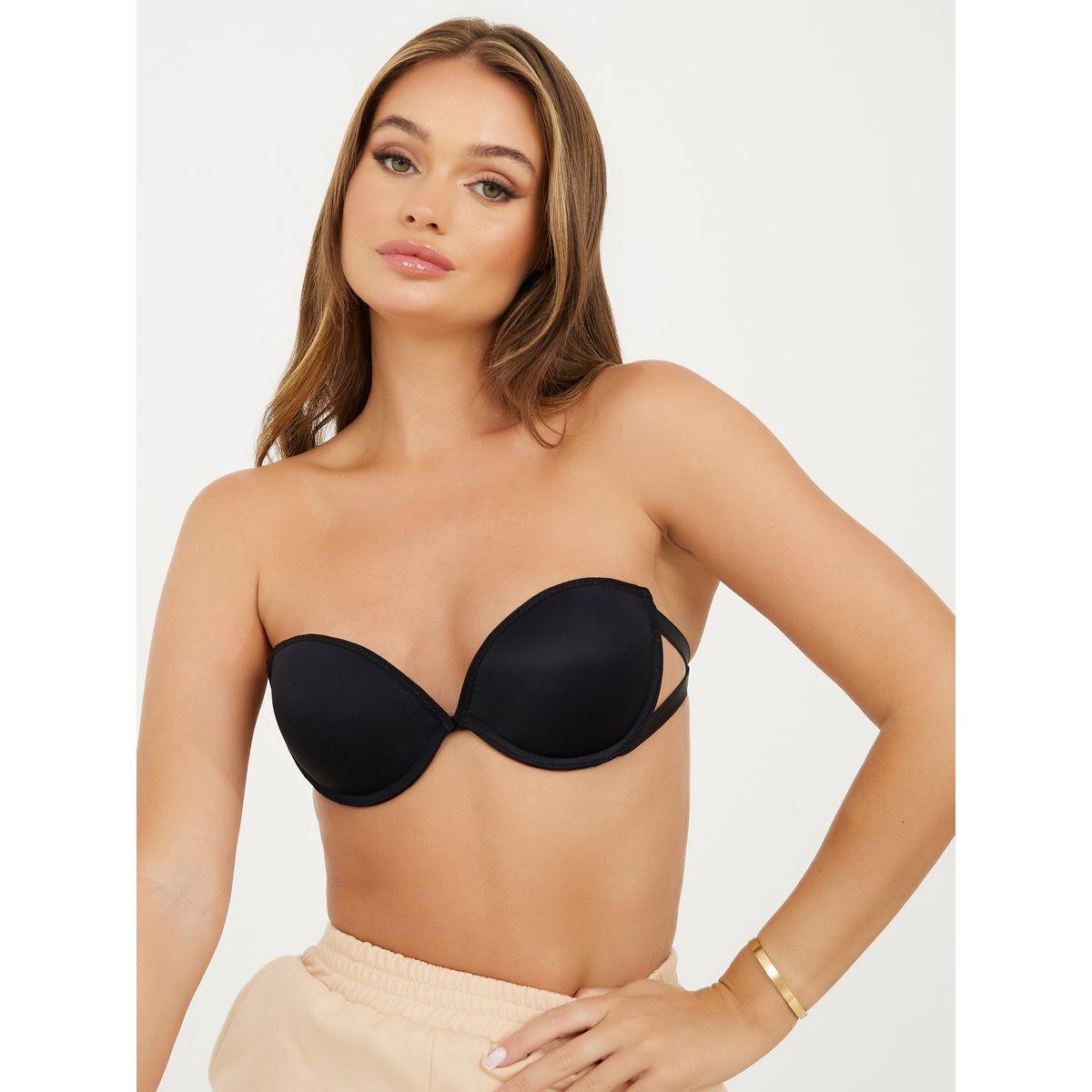 Styli Pack of 2 - Solid Bandeau Padded Bra -women-clothing-lingerie-bras-image-2
