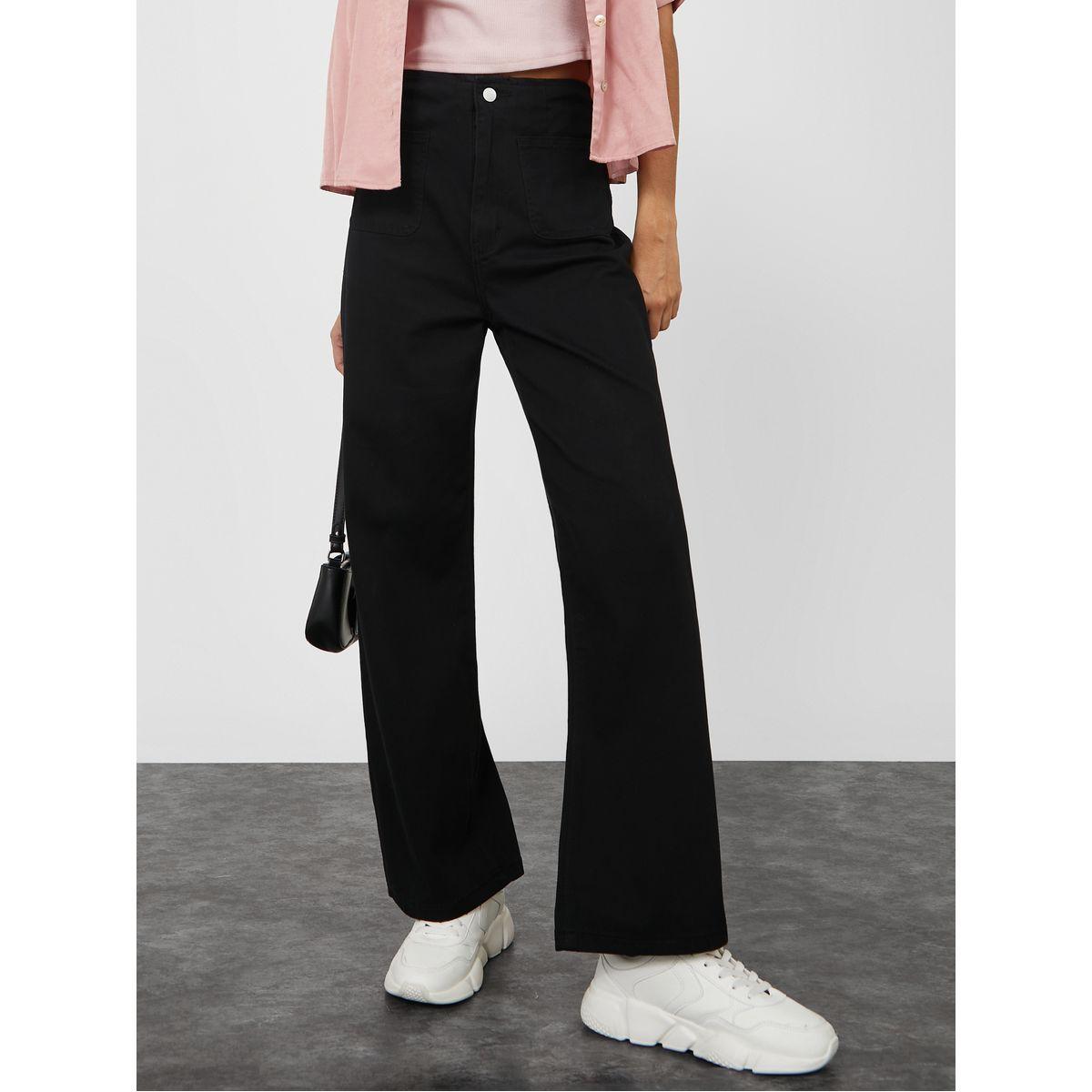 Styli High Waist Wide Leg Jeans-women-clothing-bottoms-jeans-image-1