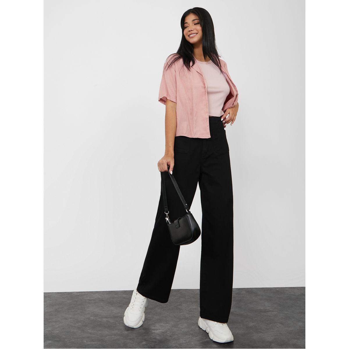 Styli High Waist Wide Leg Jeans-women-clothing-bottoms-jeans-image-2