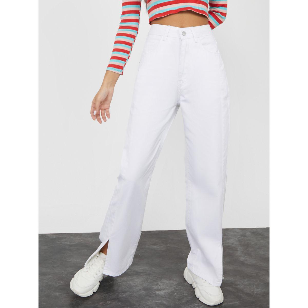 جينز بقصة واسعة وخصر عالي-women-clothing-bottoms-jeans-image-1