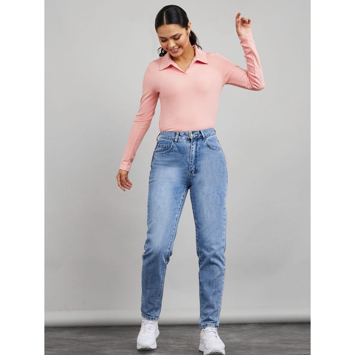 Styli  High Rise Slim Fit Jeans-women-clothing-bottoms-jeans-image-2