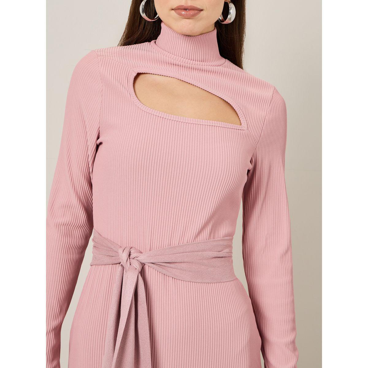 فستان ميدي بتفاصيل مضلعة-women-clothing-dresses-image-3