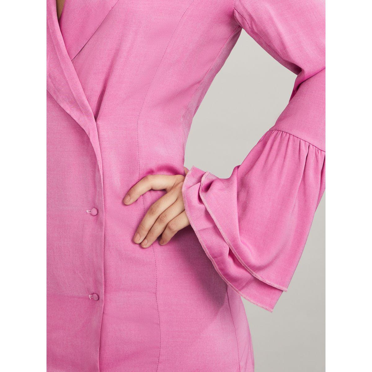 فستان بطول الركبة مع اكمام جرس-women-clothing-dresses-image-3