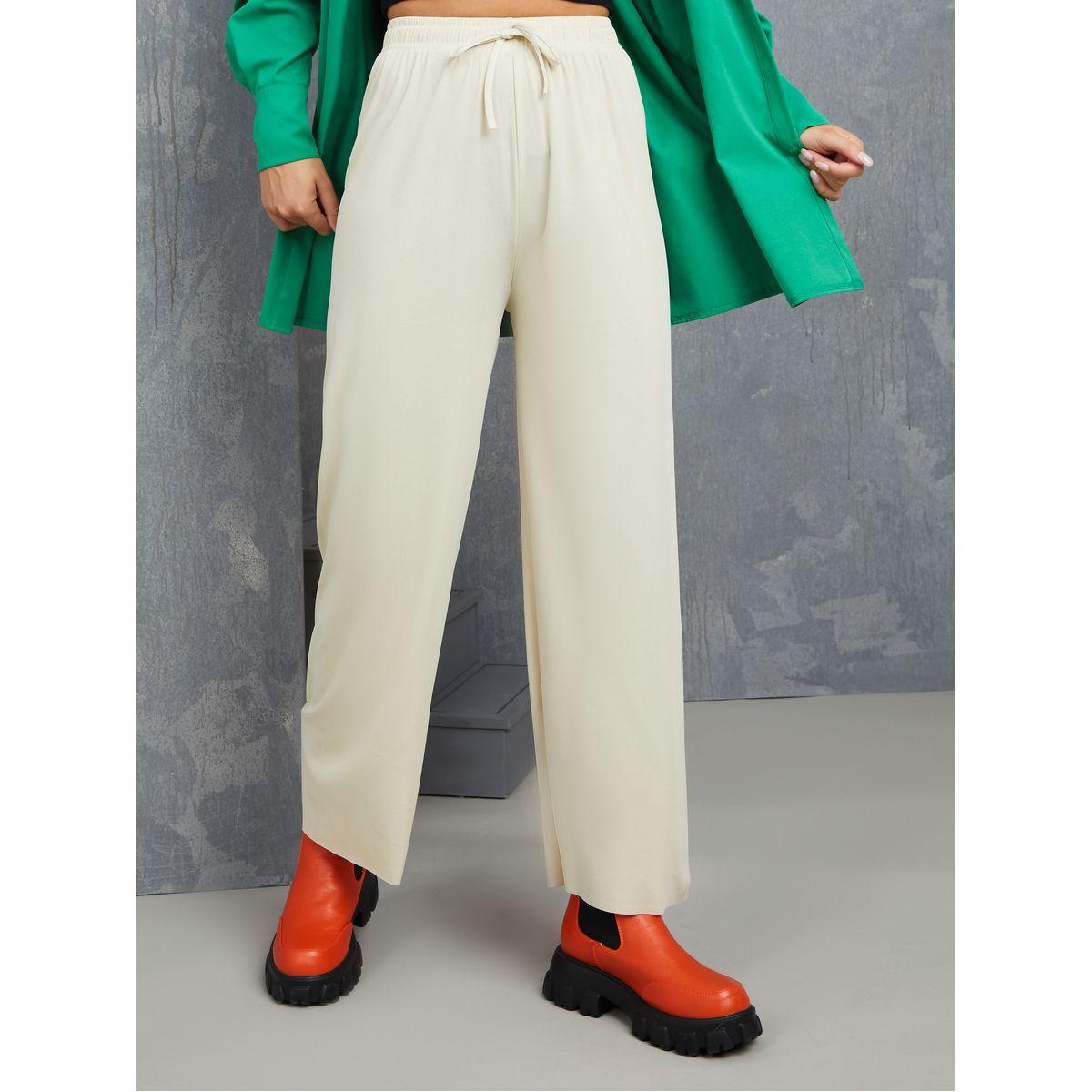 Styli High Rise Ribbed Straight Leg Jogger-women-clothing-bottoms-joggers-image-1