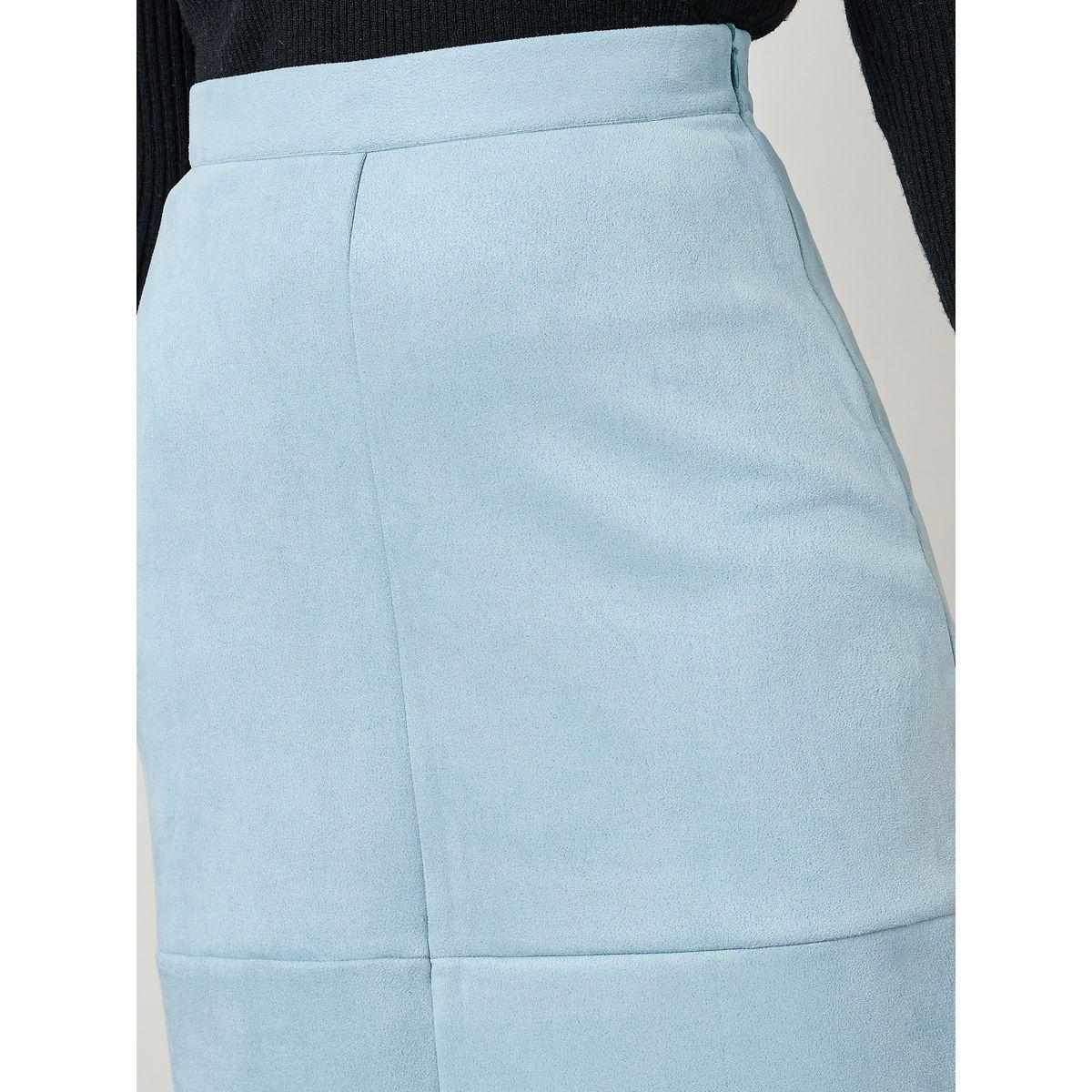 تنورة ميدي مزينة بشق جانبي-women-clothing-bottoms-skirts-image-3