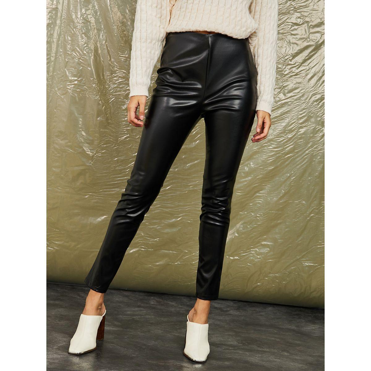Styli High Rise Leather Look Leggings-women-clothing-bottoms-leggings-image-2