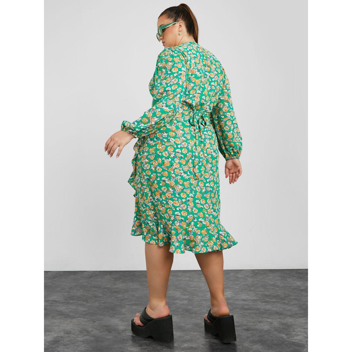 فستان ميدي بنمط لف-women-clothing-dresses-image-4