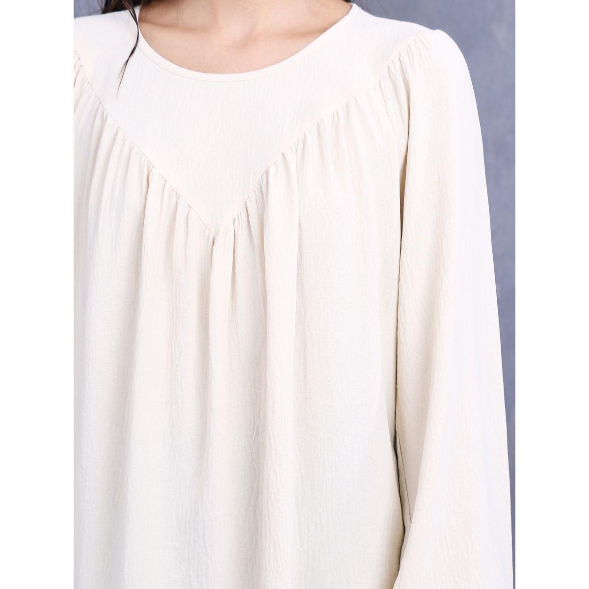 بلوزة بقصة مريحة واكمام طويلة-women-clothing-shirtsandblouses-blouses-image-3