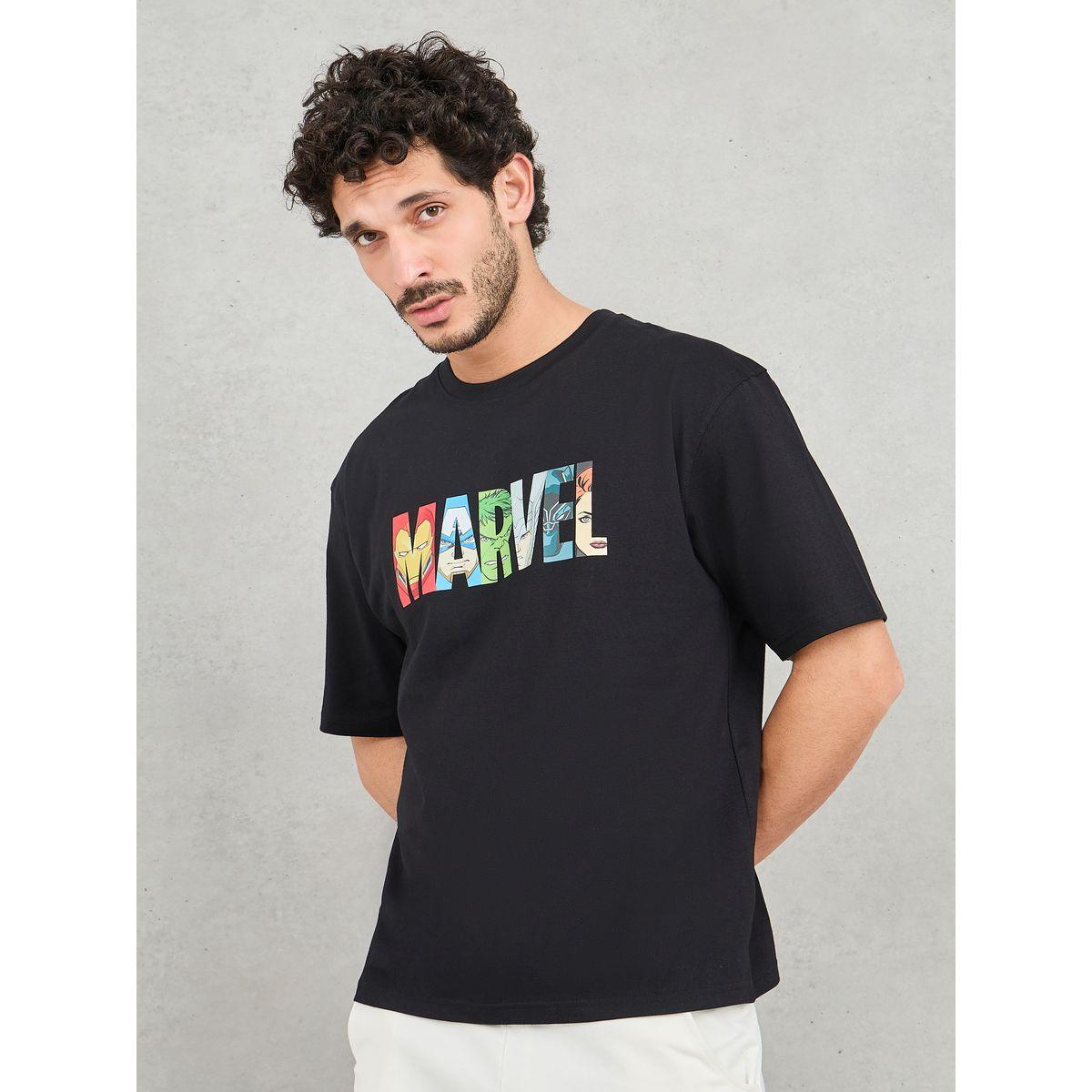 Styli Marvel Graphic Print Regular Fit T-shirt-men-clothing-tshirtsandpolos-tshirts-image-1