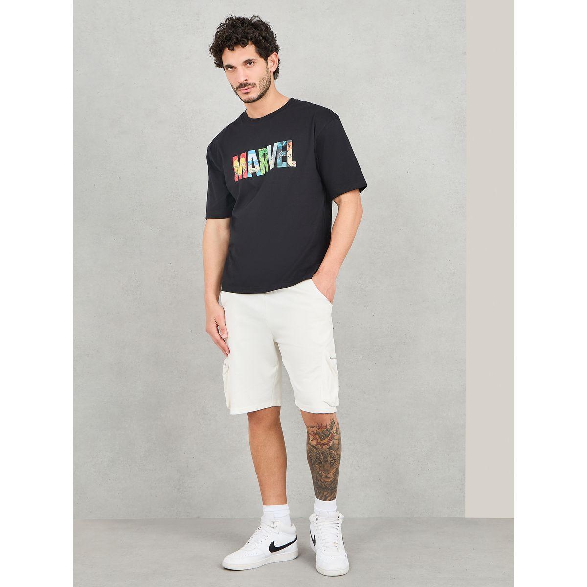 Styli Marvel Graphic Print Regular Fit T-shirt-men-clothing-tshirtsandpolos-tshirts-image-2