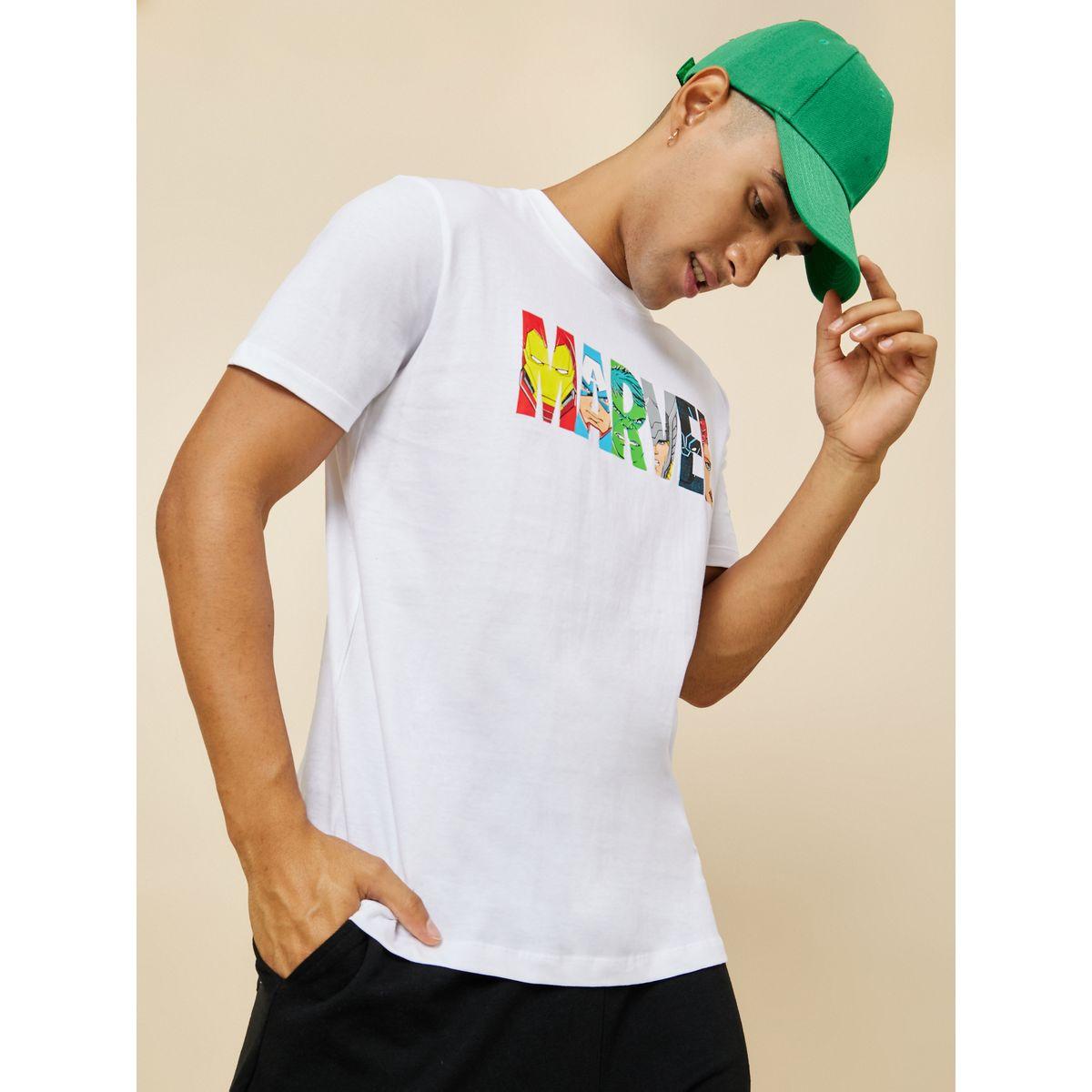 Styli Marvel Logo Graphic Regular Print T-shirt-men-clothing-tshirtsandpolos-tshirts-image-2