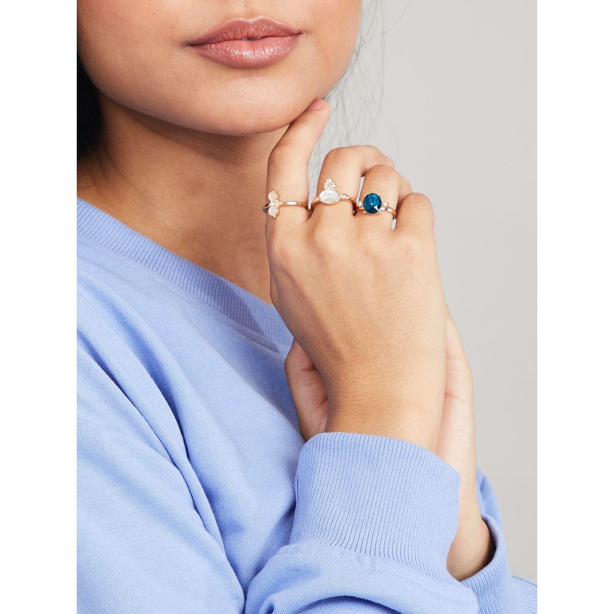 Styli Set of 5 - Embellished Rings-women-watchesandjewellery-jewellery-rings-image-2