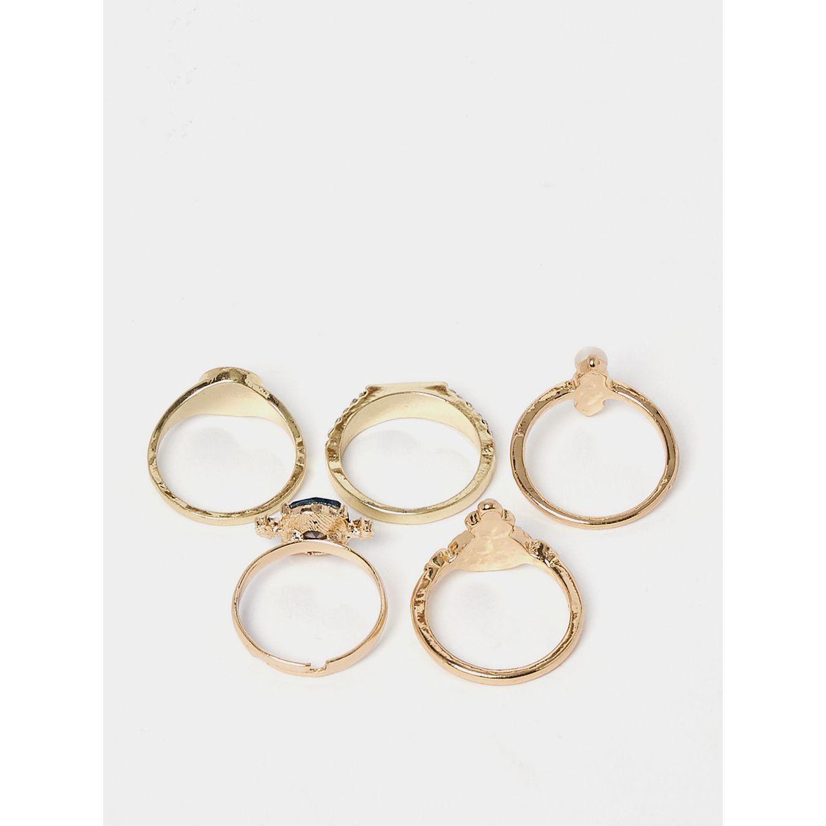 Styli Set of 5 - Embellished Rings-women-watchesandjewellery-jewellery-rings-image-3