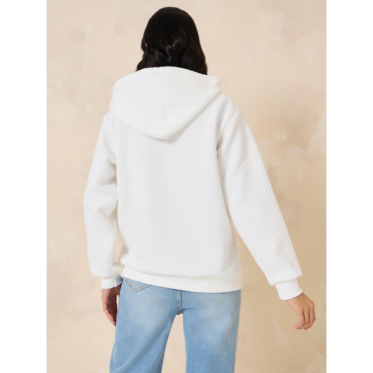 Styli Regular Length Textured Regular Fit Hoodie-women-winterwear-hoodiesandsweatshirts-hoodies-image-6