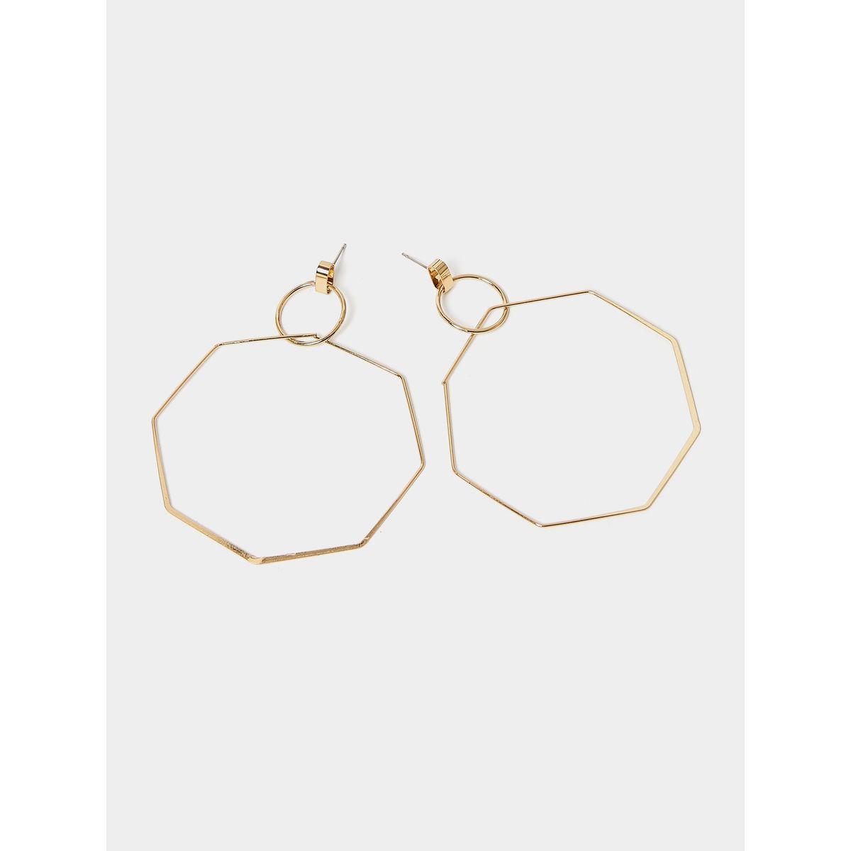 Styli Geo Shape Earrings-women-watchesandjewellery-jewellery-earrings-image-3