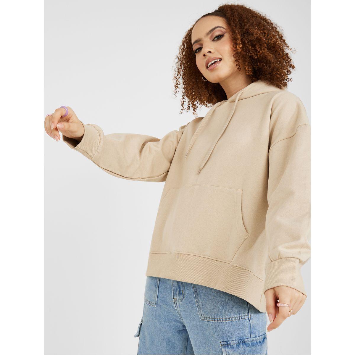 هودي سادة بقصة واسعة-women-winterwear-hoodiesandsweatshirts-hoodies-image-1