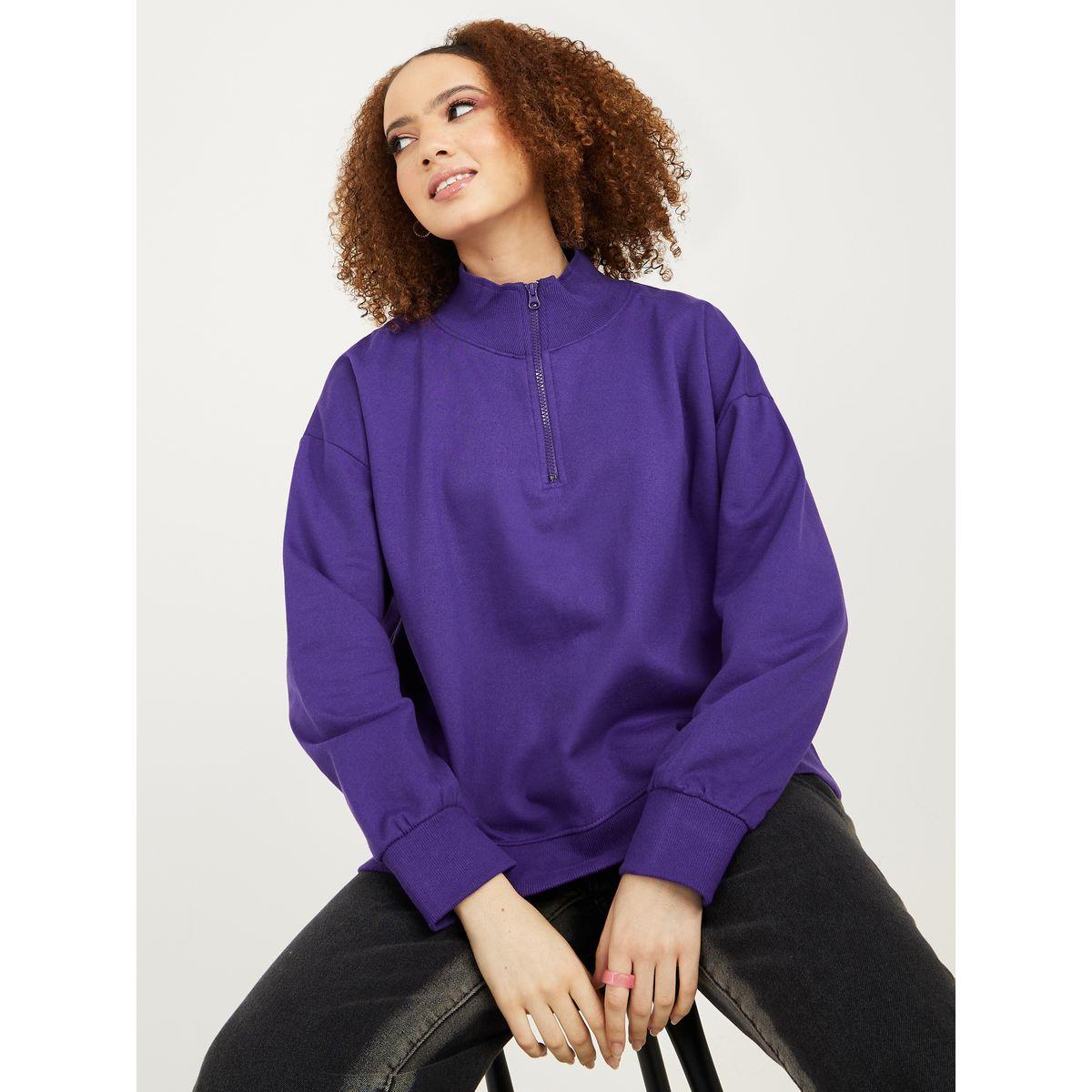 سويت شيرت بقصة واسعة-women-winterwear-hoodiesandsweatshirts-sweatshirts-image-1