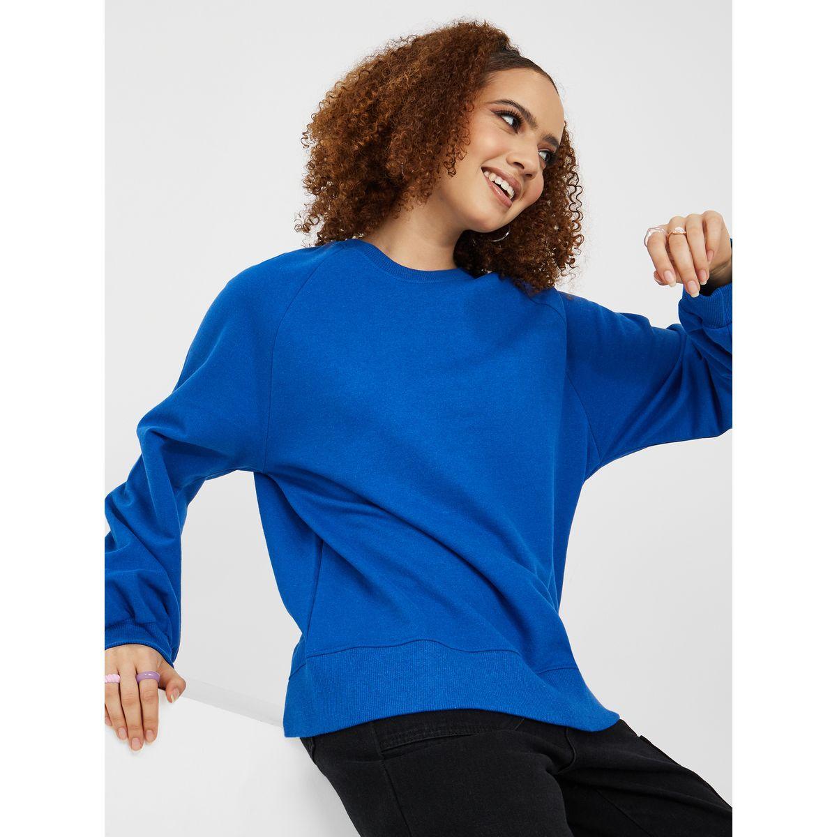 Styli Regular Length Raglan Sleeves Regular Fit Sweatshirt-women-winterwear-hoodiesandsweatshirts-sweatshirts-image-1