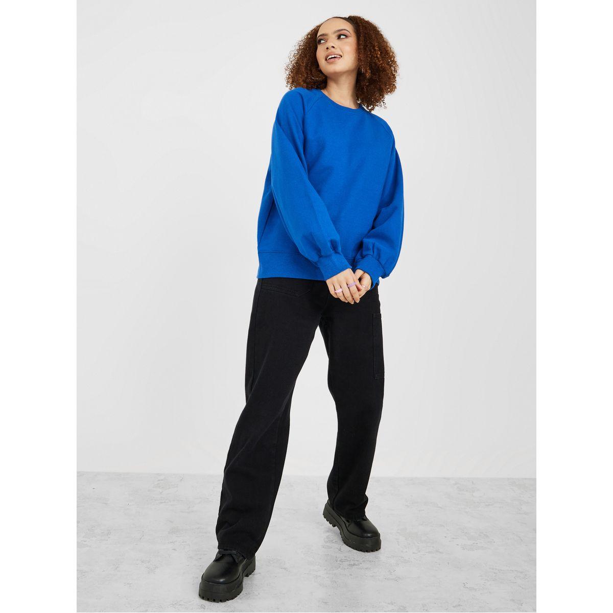 Styli Regular Length Raglan Sleeves Regular Fit Sweatshirt-women-winterwear-hoodiesandsweatshirts-sweatshirts-image-2