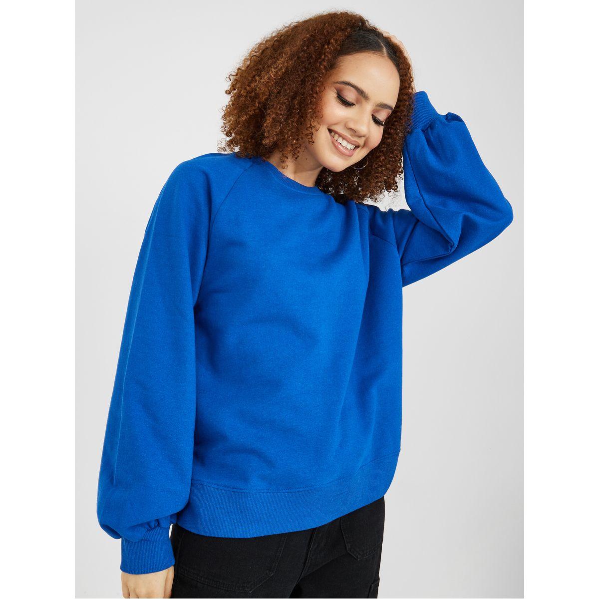 Styli Regular Length Raglan Sleeves Regular Fit Sweatshirt-women-winterwear-hoodiesandsweatshirts-sweatshirts-image-3