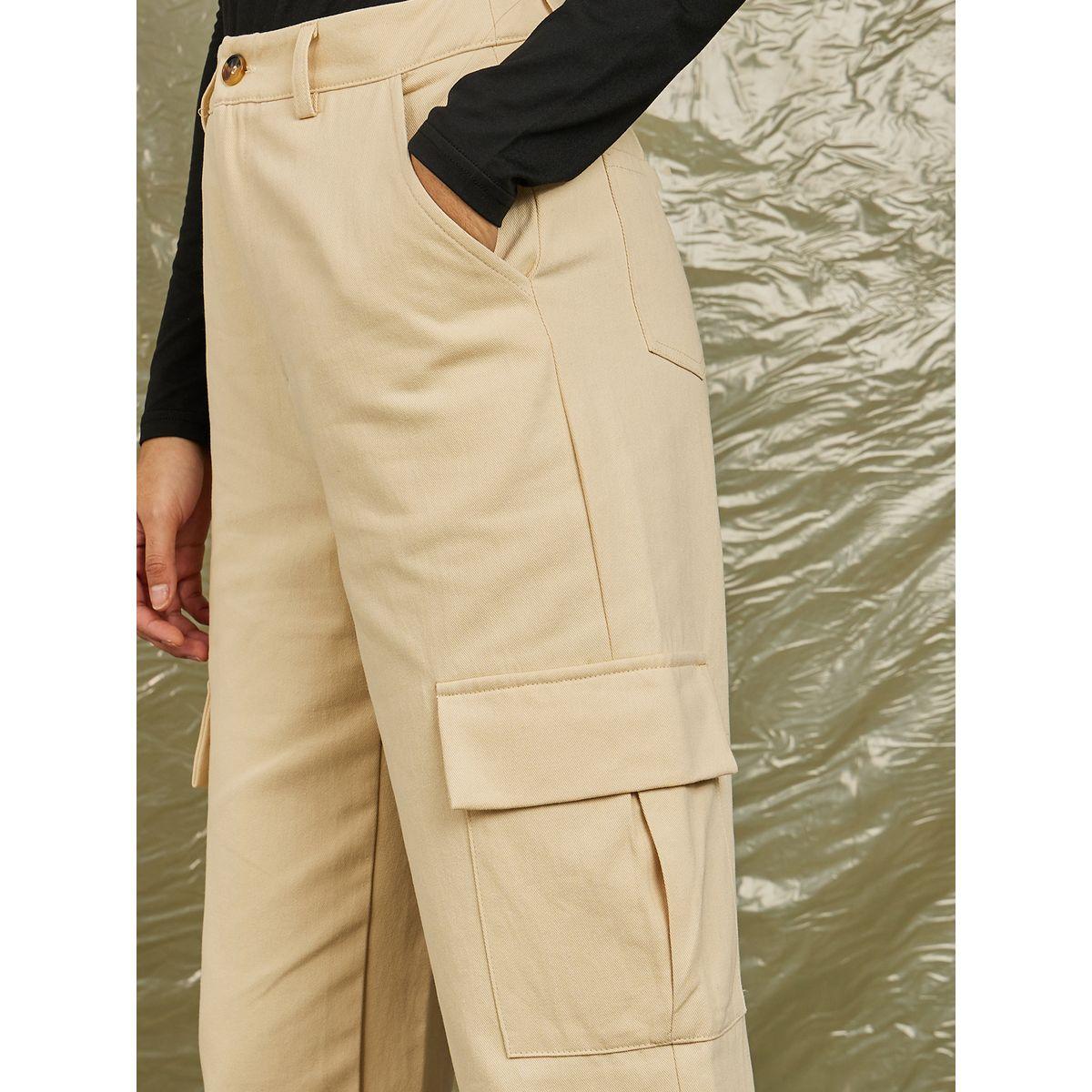 بنطال بنمط كارغو وقصة مستقيمة-women-clothing-bottoms-trousers-image-3
