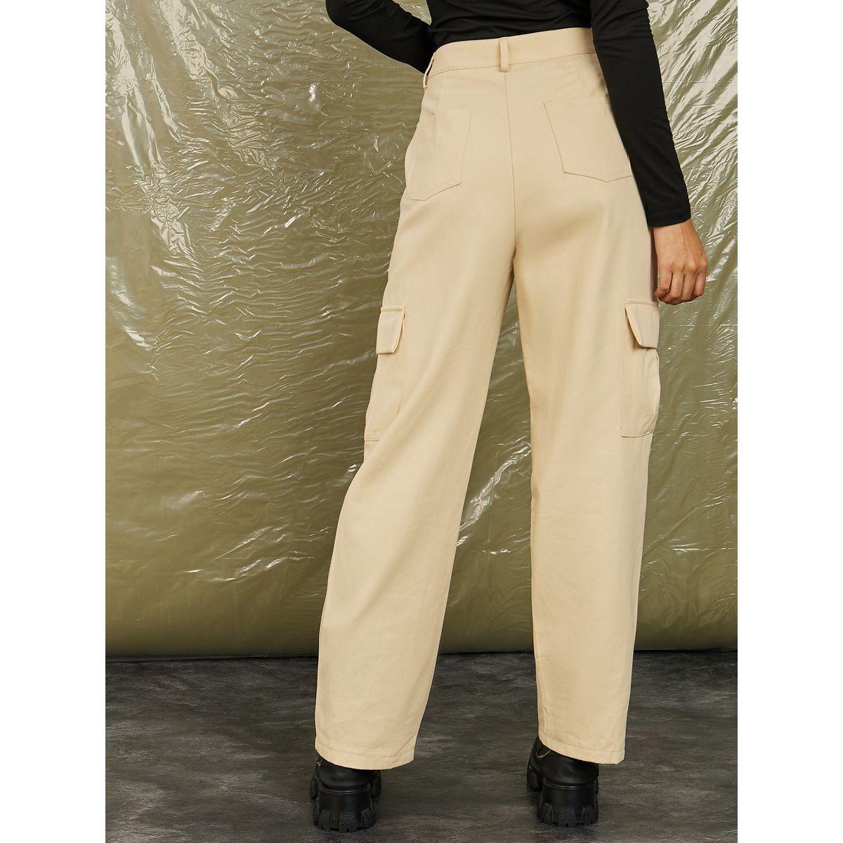 Styli High Waist Straight Leg Cargo Pants-women-clothing-bottoms-trousers-image-4