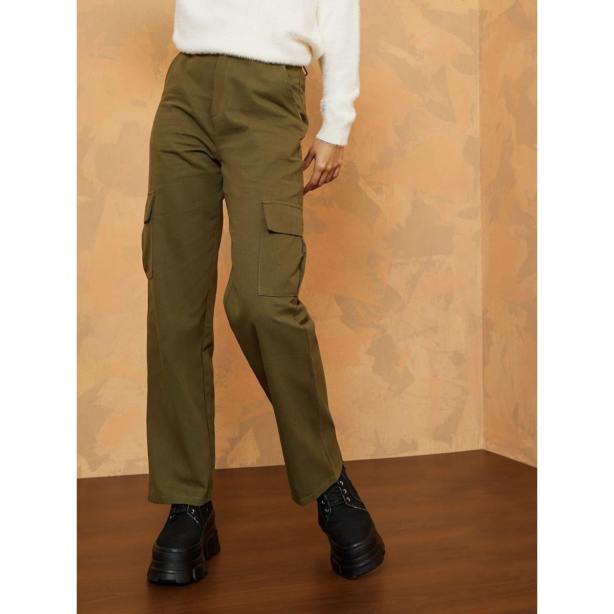 Styli High Waist Straight Leg Cargo Pants-women-clothing-bottoms-trousers-image-1