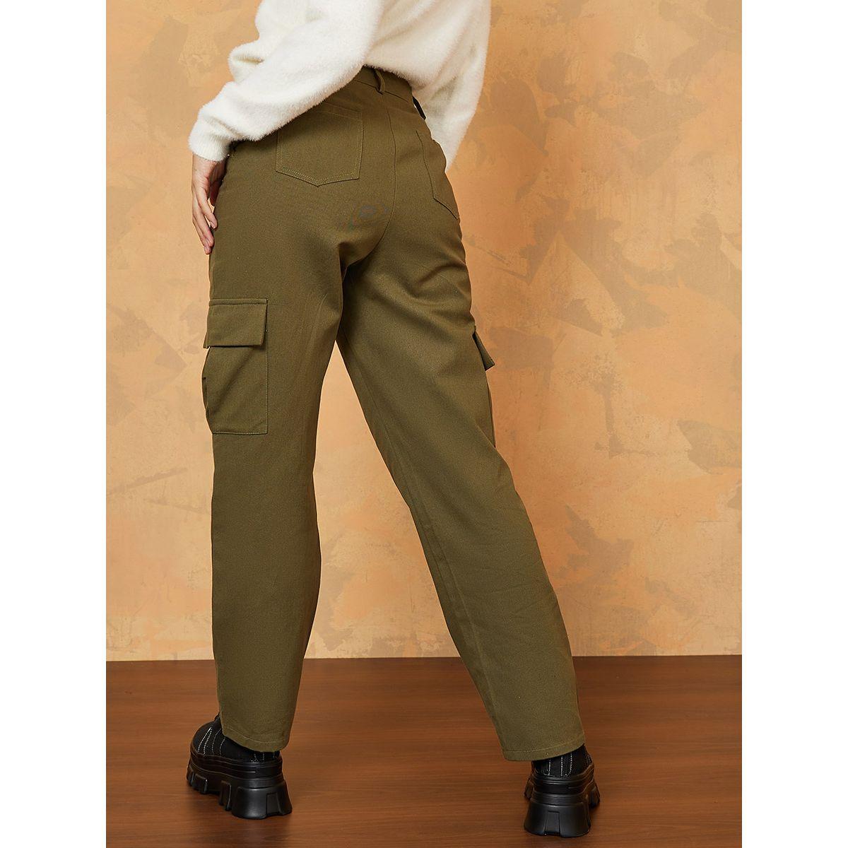 Styli High Waist Straight Leg Cargo Pants-women-clothing-bottoms-trousers-image-4